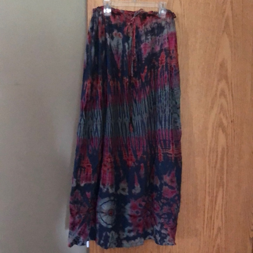 Women’s Tie Dyed maxi skirt one size fits all